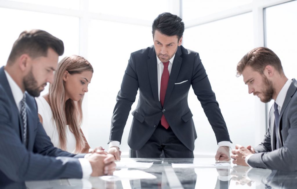 strict businessman terminates the contract with the employee.the concept of dismissal