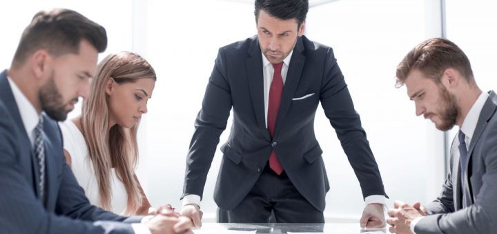 strict businessman terminates the contract with the employee.the concept of dismissal