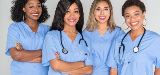 Nurses who are working in a hospital together