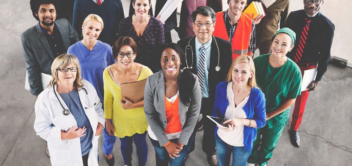 Group of workers from all industries; new labor movement concept