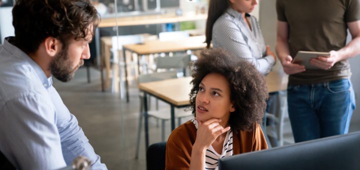 Group of diverse businesspeople working together; union represent your workplace concept